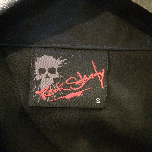 Steady Clothing Skull and Piston Western Shirt - Picture 2 of 7